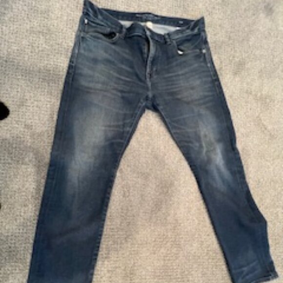 Mens Banana Republic "The Traveler" Denim Jean-33 x 30 Slim - Picture 2 of 11